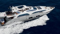 An Azimut Grande 100 Yacht 